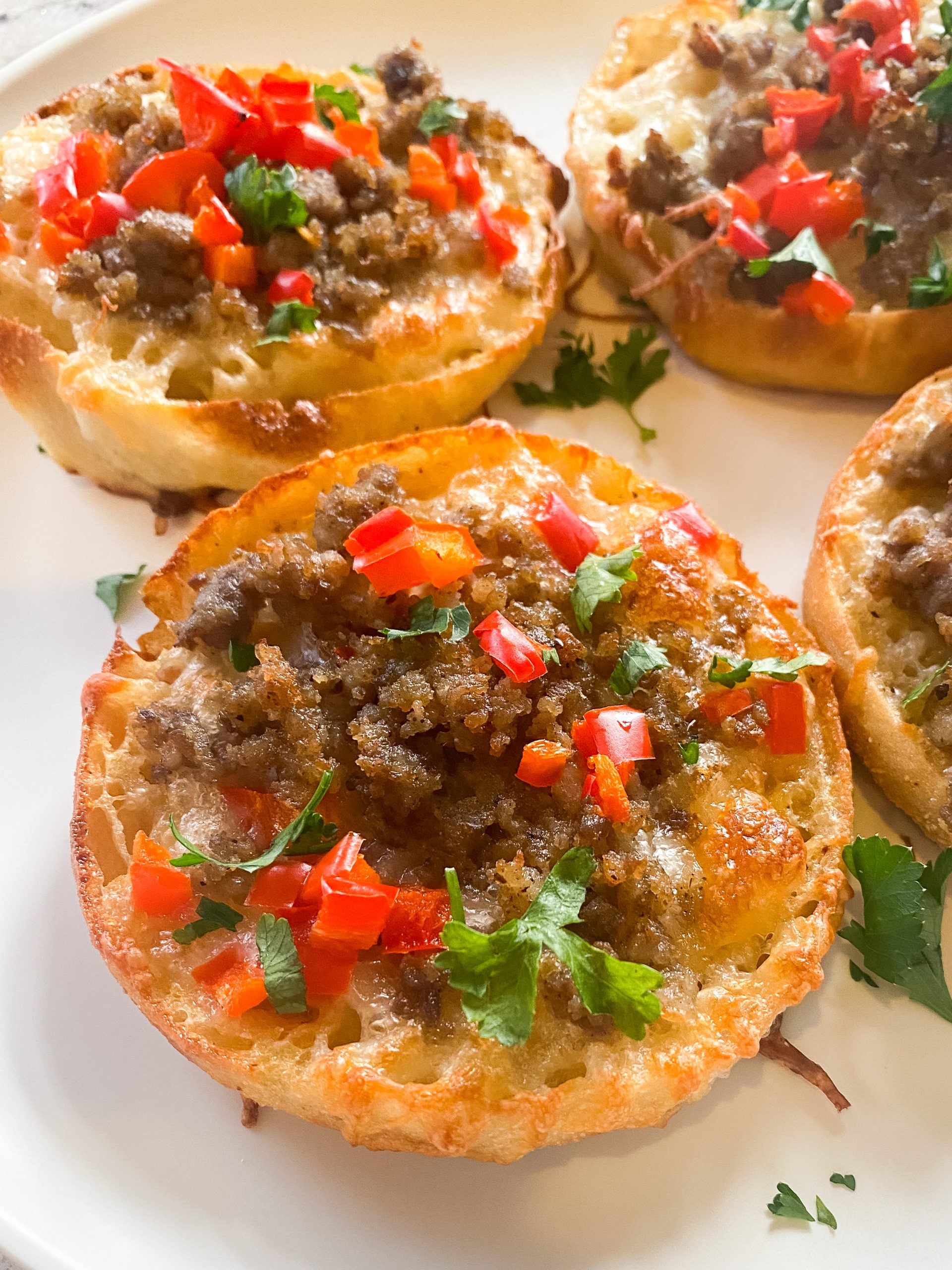 Sausage and Egg Breakfast Pizzas Goolsby Sausage