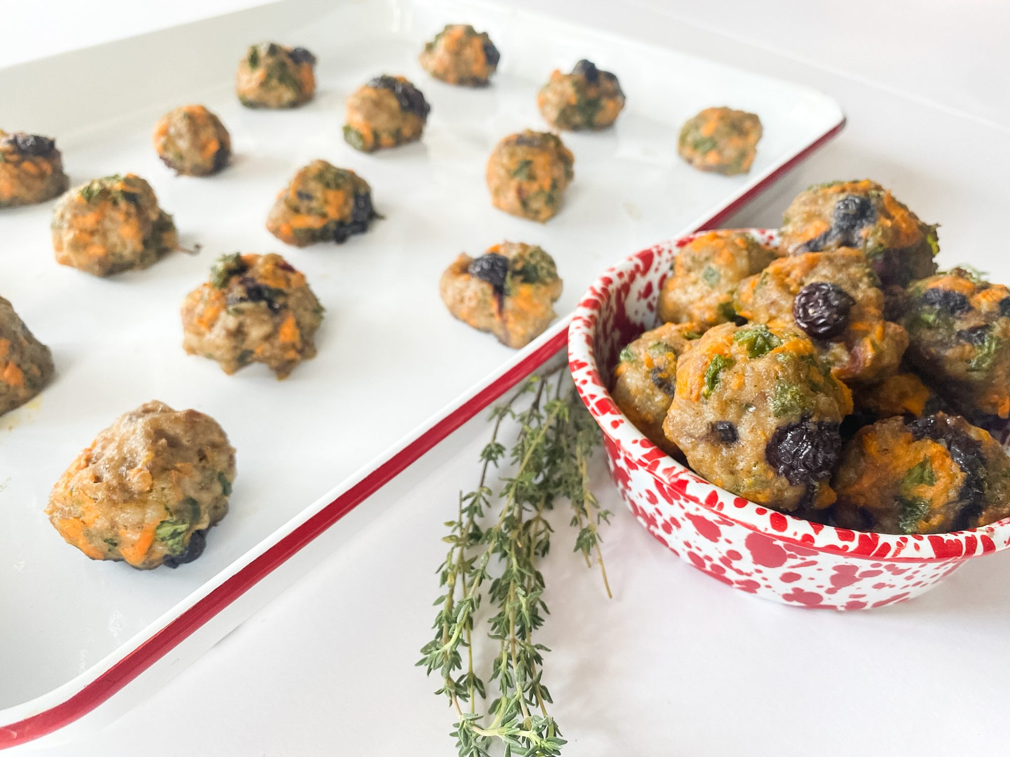 Sausage & Sweet Potato Meatballs